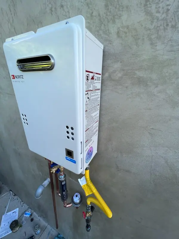 Tankless water heater installation for Parkland homes